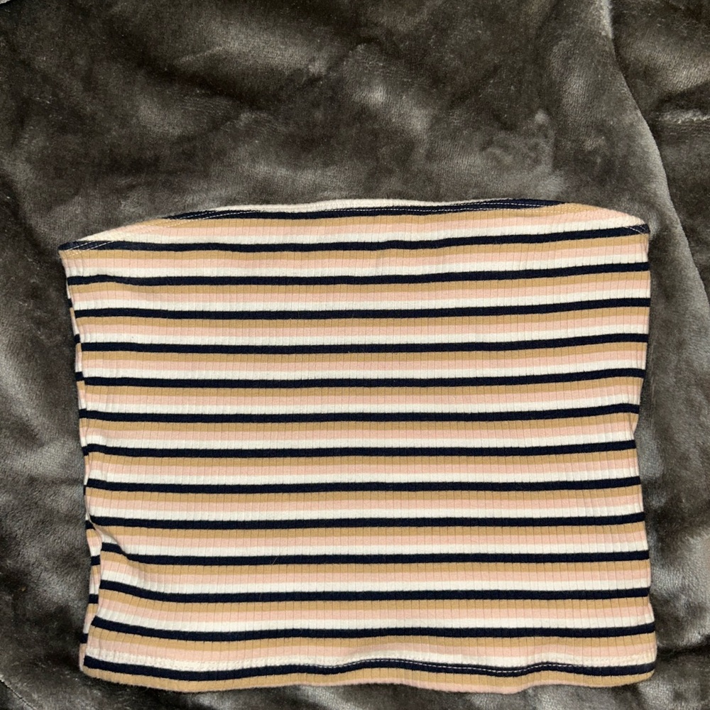 Hollister Striped Tube Top